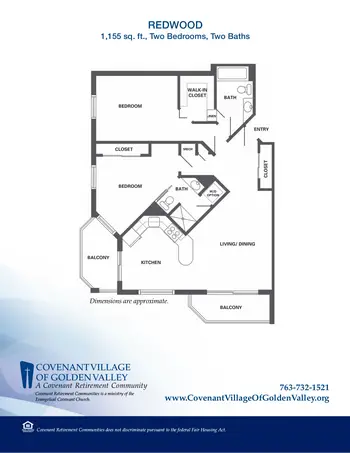 Floorplan of Covenant Living of Golden Valley, Assisted Living, Nursing Home, Independent Living, CCRC, Golden Valley, MN 18