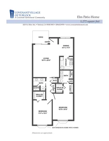 Floorplan of Covenant Living of Turlock, Assisted Living, Nursing Home, Independent Living, CCRC, Turlock, CA 17