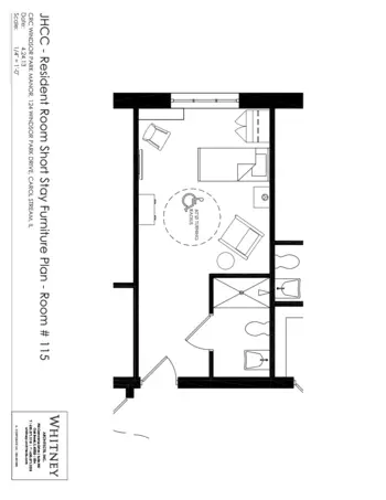 Floorplan of Covenant Living at Windsor Park, Assisted Living, Nursing Home, Independent Living, CCRC, Carol Stream, IL 17