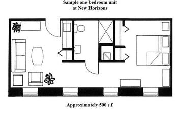 Floorplan of New Horizons at Marlborough, Assisted Living, Nursing Home, Independent Living, CCRC, Marlborough, MA 1