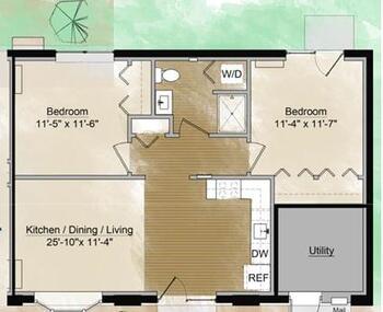 Floorplan of New Horizons at Marlborough, Assisted Living, Nursing Home, Independent Living, CCRC, Marlborough, MA 6