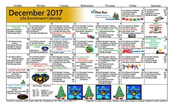 Activity Calendar of Pine Run, Assisted Living, Nursing Home, Independent Living, CCRC, Doylestown, PA 13