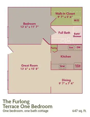 Floorplan of Pine Run, Assisted Living, Nursing Home, Independent Living, CCRC, Doylestown, PA 11