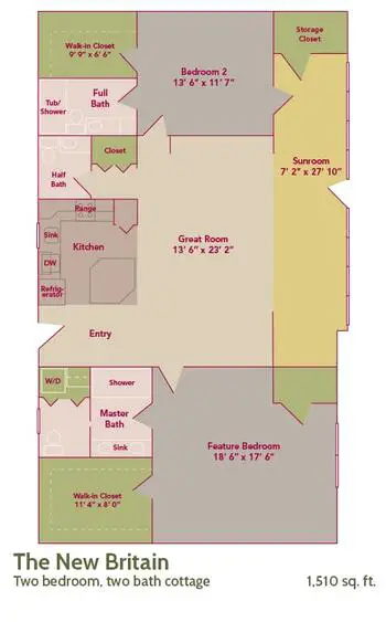 Floorplan of Pine Run, Assisted Living, Nursing Home, Independent Living, CCRC, Doylestown, PA 12