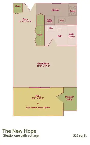 Floorplan of Pine Run, Assisted Living, Nursing Home, Independent Living, CCRC, Doylestown, PA 13
