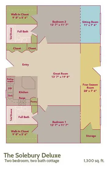 Floorplan of Pine Run, Assisted Living, Nursing Home, Independent Living, CCRC, Doylestown, PA 15