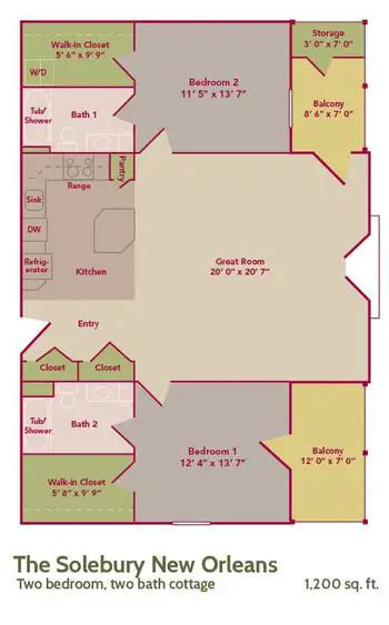 Floorplan of Pine Run, Assisted Living, Nursing Home, Independent Living, CCRC, Doylestown, PA 16