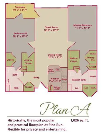 Floorplan of Pine Run, Assisted Living, Nursing Home, Independent Living, CCRC, Doylestown, PA 2
