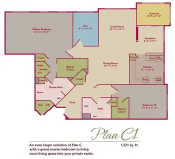 Floorplan of Pine Run, Assisted Living, Nursing Home, Independent Living, CCRC, Doylestown, PA 6