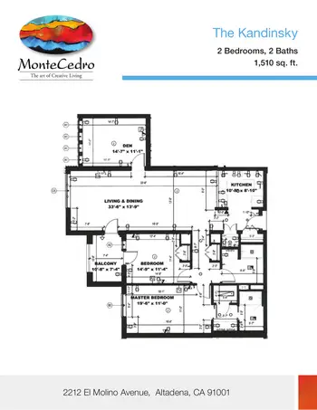 Floorplan of MonteCedro, Assisted Living, Nursing Home, Independent Living, CCRC, Altadena, CA 7