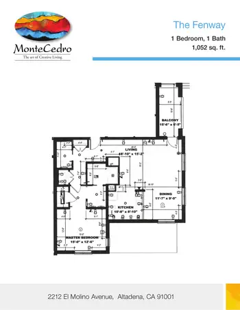Floorplan of MonteCedro, Assisted Living, Nursing Home, Independent Living, CCRC, Altadena, CA 20
