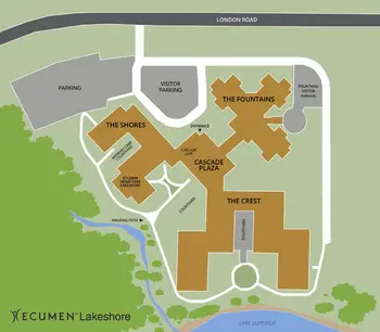 Campus Map of Ecumen Lakeshore, Assisted Living, Nursing Home, Independent Living, CCRC, Duluth, MN 3