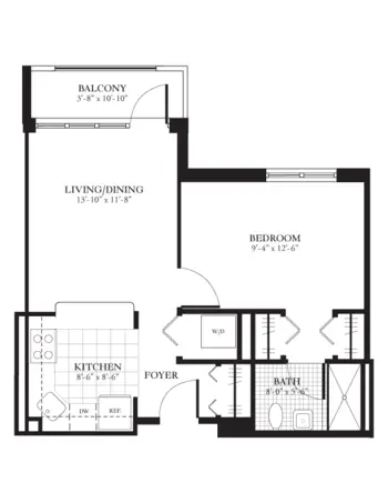 Floorplan of Glen Arden, Assisted Living, Nursing Home, Independent Living, CCRC, Goshen, NY 2