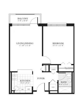 Floorplan of Glen Arden, Assisted Living, Nursing Home, Independent Living, CCRC, Goshen, NY 4
