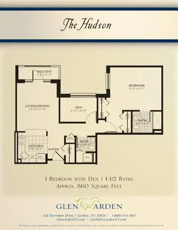 Floorplan of Glen Arden, Assisted Living, Nursing Home, Independent Living, CCRC, Goshen, NY 19