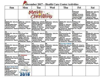 Activity Calendar of Newton Village, Assisted Living, Nursing Home, Independent Living, CCRC, Newton, IA 6