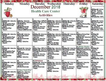 Activity Calendar of Newton Village, Assisted Living, Nursing Home, Independent Living, CCRC, Newton, IA 14
