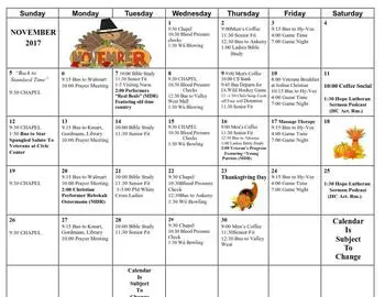 Activity Calendar of Valley View Village, Assisted Living, Nursing Home, Independent Living, CCRC, Des Moines, IA 9