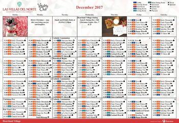 Activity Calendar of Las Villas Del Norte, Assisted Living, Nursing Home, Independent Living, CCRC, Escondido, CA 7