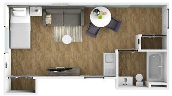 Floorplan of Las Villas Del Norte, Assisted Living, Nursing Home, Independent Living, CCRC, Escondido, CA 3