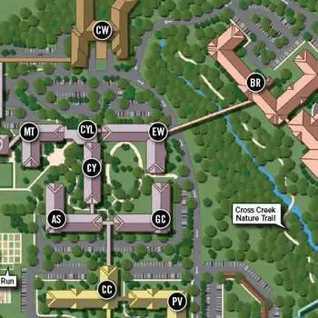Campus Map of Charlestown, Assisted Living, Nursing Home, Independent Living, CCRC, Catonsville, MD 1