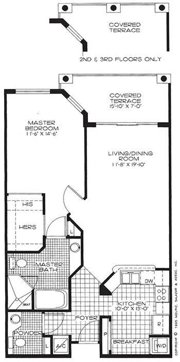 Floorplan of Devonshire, Assisted Living, Nursing Home, Independent Living, CCRC, Palm Beach Gardens, FL 1