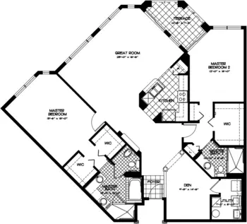 Floorplan of Devonshire, Assisted Living, Nursing Home, Independent Living, CCRC, Palm Beach Gardens, FL 7