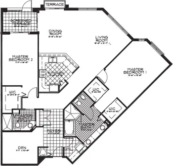 Floorplan of Devonshire, Assisted Living, Nursing Home, Independent Living, CCRC, Palm Beach Gardens, FL 10