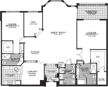 Floorplan of Devonshire, Assisted Living, Nursing Home, Independent Living, CCRC, Palm Beach Gardens, FL 11