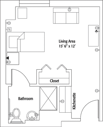 Floorplan of Greenspring, Assisted Living, Nursing Home, Independent Living, CCRC, Springfield, VA 1