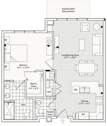 Floorplan of Lantern Hill, Assisted Living, Nursing Home, Independent Living, CCRC, New Providence, NJ 2