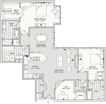 Floorplan of Lantern Hill, Assisted Living, Nursing Home, Independent Living, CCRC, New Providence, NJ 13