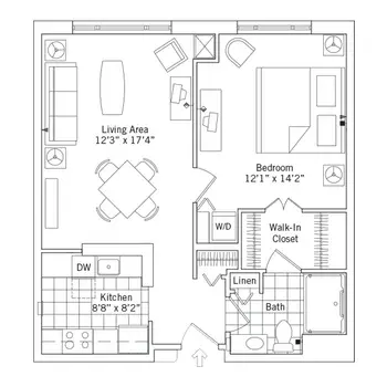 Floorplan of Maris Grove, Assisted Living, Nursing Home, Independent Living, CCRC, Glen Mills, PA 1