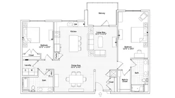 Floorplan of Maris Grove, Assisted Living, Nursing Home, Independent Living, CCRC, Glen Mills, PA 4