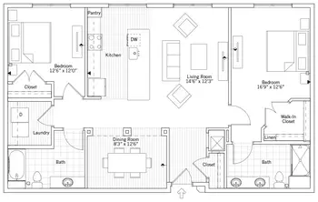 Floorplan of Windsor Run, Assisted Living, Nursing Home, Independent Living, CCRC, Matthews, NC 12