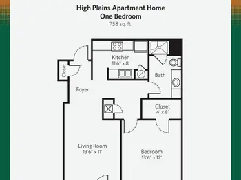 Floorplan of The Craig Senior Living, Assisted Living, Nursing Home, Independent Living, CCRC, Amarillo, TX 5