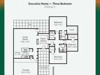 Floorplan of The Parks Senior Living, Assisted Living, Nursing Home, Independent Living, CCRC, Odessa, TX 2