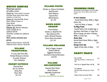 Dining menu of Westmont Village, Assisted Living, Nursing Home, Independent Living, CCRC, Riverside, CA 4