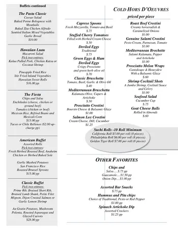 Dining menu of Westmont Village, Assisted Living, Nursing Home, Independent Living, CCRC, Riverside, CA 6
