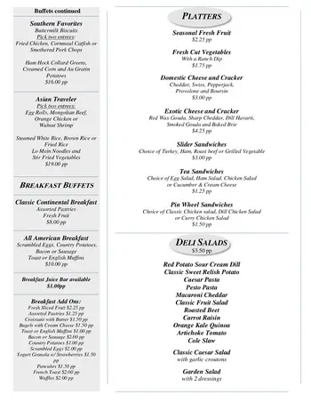 Dining menu of Westmont Village, Assisted Living, Nursing Home, Independent Living, CCRC, Riverside, CA 7