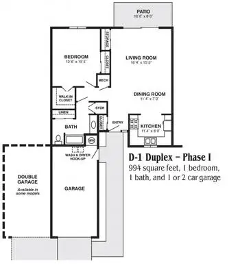 Floorplan of Westmont Village, Assisted Living, Nursing Home, Independent Living, CCRC, Riverside, CA 11