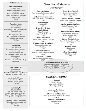 Dining menu of Westmont Village, Assisted Living, Nursing Home, Independent Living, CCRC, Riverside, CA 15