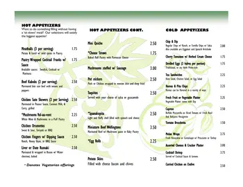 Dining menu of Westmont Village, Assisted Living, Nursing Home, Independent Living, CCRC, Riverside, CA 2