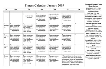 Activity Calendar of Eskaton Carmichael, Assisted Living, Nursing Home, Independent Living, CCRC, Carmichael, CA 8