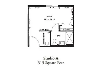 Floorplan of The Forum at Desert Harbor, Assisted Living, Nursing Home, Independent Living, CCRC, Peoria, AZ 3