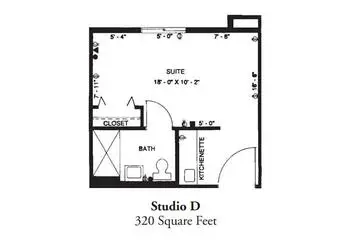 Floorplan of The Forum at Desert Harbor, Assisted Living, Nursing Home, Independent Living, CCRC, Peoria, AZ 6
