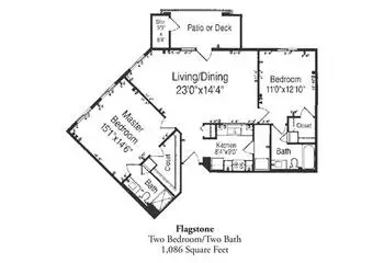 Floorplan of The Forum at Desert Harbor, Assisted Living, Nursing Home, Independent Living, CCRC, Peoria, AZ 10