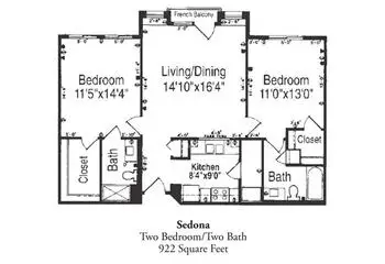 Floorplan of The Forum at Desert Harbor, Assisted Living, Nursing Home, Independent Living, CCRC, Peoria, AZ 13