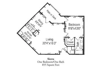 Floorplan of The Forum at Desert Harbor, Assisted Living, Nursing Home, Independent Living, CCRC, Peoria, AZ 14