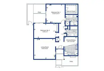 Floorplan of Pueblo Norte Senior Living, Assisted Living, Nursing Home, Independent Living, CCRC, Scottsdale, AZ 6